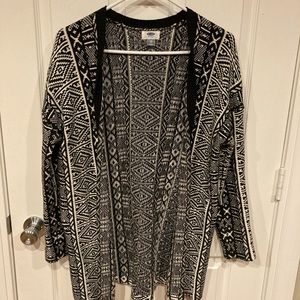 Black and White Cardigan